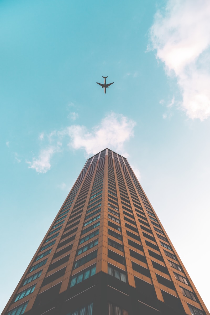 Building and airplane
